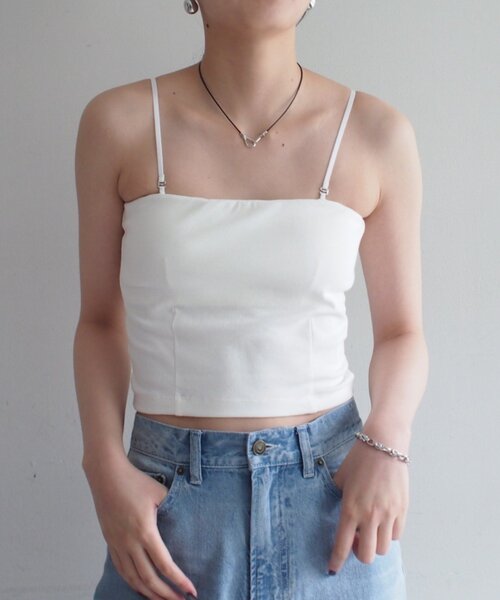 LOUNGEDRESS(ラウンジドレス)の「2WAYキャミ(キャミソール・レディース・ブラック/ホワイト・SMALL/LARGE/MEDIUM)」の15枚目の写真