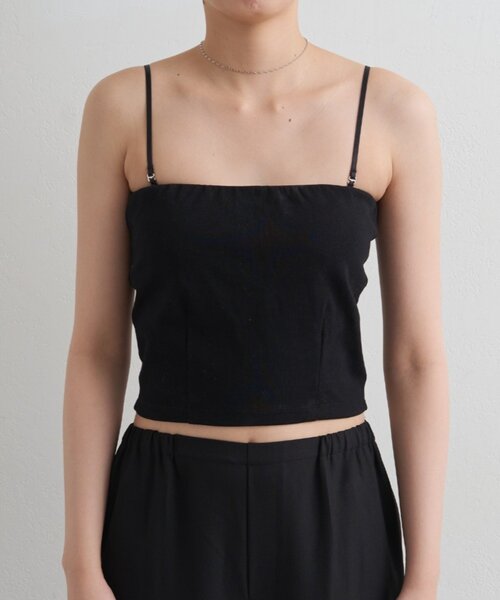 LOUNGEDRESS(ラウンジドレス)の「2WAYキャミ(キャミソール・レディース・ブラック/ホワイト・SMALL/LARGE/MEDIUM)」の7枚目の写真