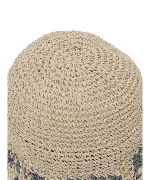 Samansa Mos2（サマンサ モスモス）の「【消臭効果】ペーパーフラワーハット（ハット・レディース・キナリ/ブラウン・F）」の6枚目の写真