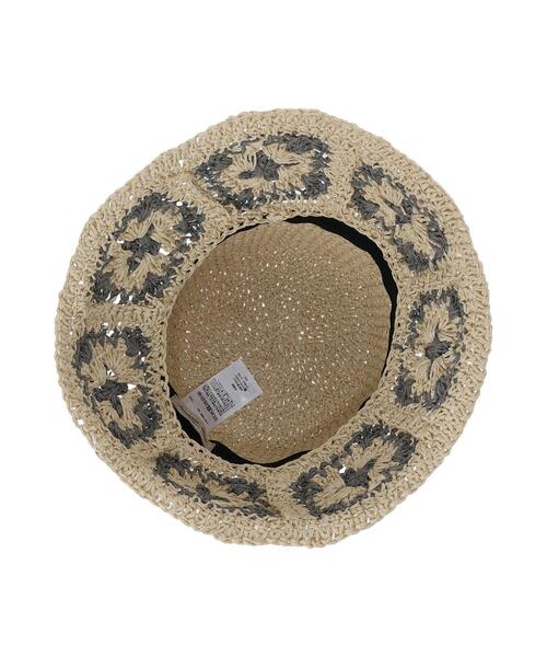 Samansa Mos2（サマンサ モスモス）の「【消臭効果】ペーパーフラワーハット（ハット・レディース・キナリ/ブラウン・F）」の8枚目の写真