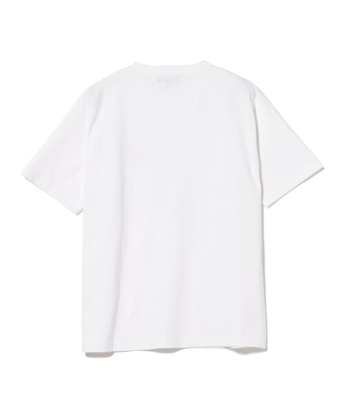 BEAMS HEART（ビームスハート）の「【ユニセックス】ハート ワンポイント刺繍 Tシャツ（Tシャツ/カットソー・メンズ・チャコールグレー/ホワイト・XL/L/M/S）」の5枚目の写真