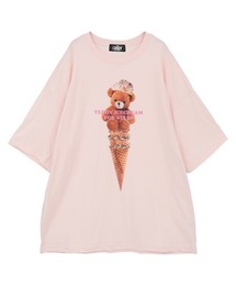 Candy Stripper（キャンディストリッパー）の「TEDDY ICE CREAM BIG BIG Tシャツ（Tシャツ/カットソー）」