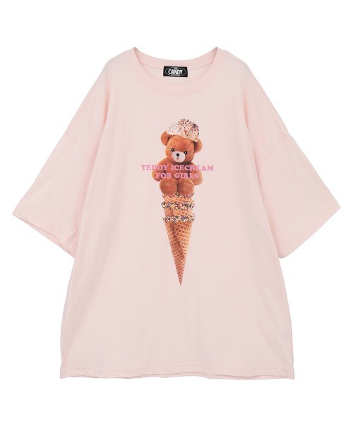 セール】TEDDY ICE CREAM BIG BIG Tシャツ（Tシャツ/カットソー