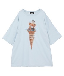 Candy Stripper（キャンディストリッパー）の「TEDDY ICE CREAM BIG BIG Tシャツ（Tシャツ/カットソー）」