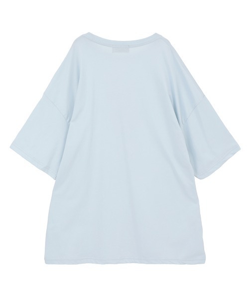 Candy Stripper(キャンディストリッパー)の「TEDDY ICE CREAM BIG BIG Tシャツ(Tシャツ/カットソー・レディース・ライトブルー/ブラック/オフホワイト/ピンク・FREE)」の5枚目の写真