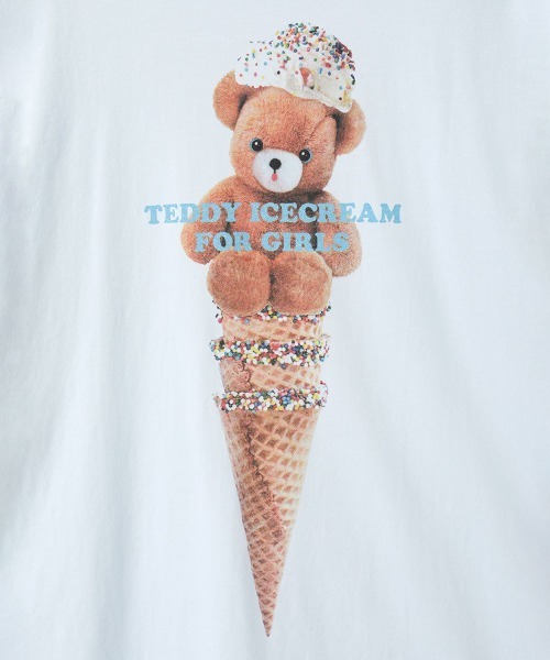 セール】TEDDY ICE CREAM BIG BIG Tシャツ（Tシャツ/カットソー