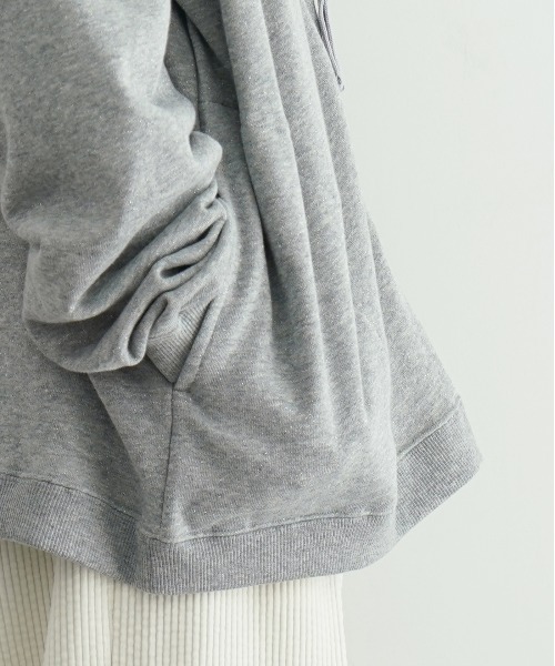 gourmet jeans(グルメジーンズ)の「gourmet jeans Zip bomber(スウェット・メンズ・ラメ・F)」の7枚目の写真