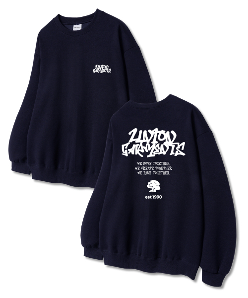 Union Garments(ユニオンガーメンツ)の「ユニオンムーブ 裏毛 スウェットシャツ ネイビー(スウェット・レディース・その他・L/XL/XXL)」の1枚目の写真