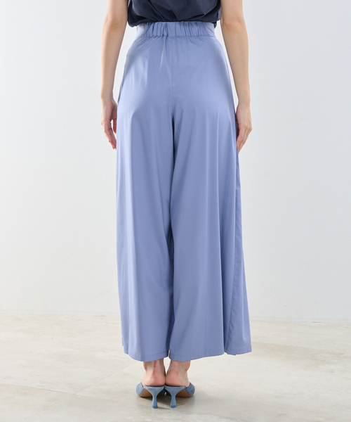 NARACAMICIE（ナラカミーチェ）の「【NARACAMICIE】タックラップワイドパンツ（その他パンツ・レディース・ブラック・M/XL）」の7枚目の写真