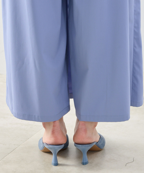 NARACAMICIE（ナラカミーチェ）の「【NARACAMICIE】タックラップワイドパンツ（その他パンツ・レディース・ブラック・M/XL）」の11枚目の写真