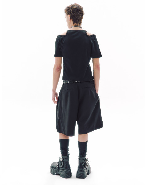 TRIPSHOP(トリップショップ)の「ワンダリングバミューダスラックス(その他パンツ・レディース・ブラック・SMALL/MEDIUM)」の8枚目の写真