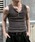 Chikashitsu +�i�`�J�V�c�v���X�j�́u�yChikashitsu +�zpigment henley neck sleeveless / �y�`�J�V�c�v���X�z�s�O�����g�w�����[�l�b�N�^���N�g�b�v�i�^���N�g�b�v�j�v�b�u���E��