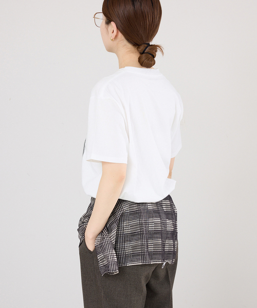 IENA（イエナ）の「COUTURE D'ADAM/クチュールドアダム monochro jane T Tシャツ 26SS-245（Tシャツ/カットソー・レディース・ホワイト・FREE）」の5枚目の写真