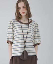 URBAN RESEARCH Sonny Label | マルチボーダーパフスリプルオーバー(Tシャツ/カットソー)