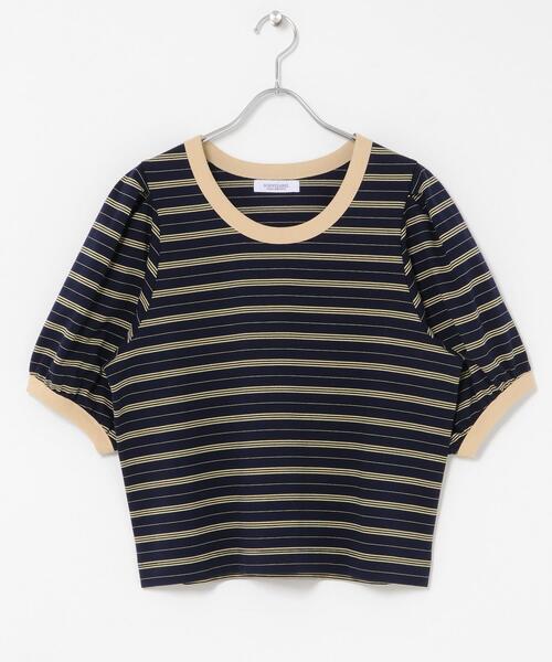 URBAN RESEARCH Sonny Label（アーバンリサーチサニーレーベル）の「マルチボーダーパフスリプルオーバー（Tシャツ/カットソー・レディース・オフホワイト/グレー/ネイビー・FREE）」の15枚目の写真
