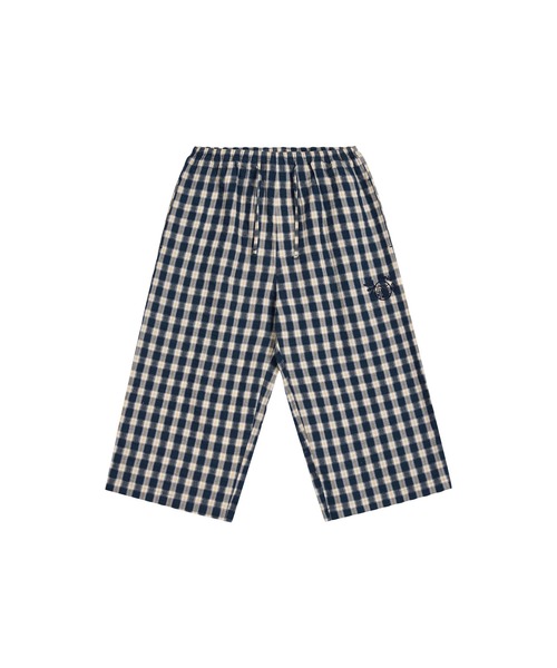 EMIS(イミス)の「3/4 LOUNGE CHECK PANTS(その他パンツ・レディース・アイボリー/ネイビー・SMALL/MEDIUM)」の2枚目の写真