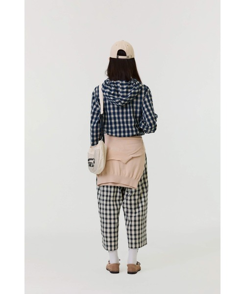 EMIS(イミス)の「3/4 LOUNGE CHECK PANTS(その他パンツ・レディース・アイボリー/ネイビー・SMALL/MEDIUM)」の7枚目の写真