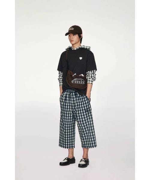 EMIS(イミス)の「3/4 LOUNGE CHECK PANTS(その他パンツ・レディース・アイボリー/ネイビー・SMALL/MEDIUM)」の14枚目の写真