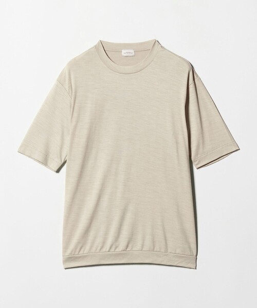 green label relaxing(グリーンレーベルリラクシング)の「ウールナイロン テーラード クルーネック Tシャツ ウールT(Tシャツ/カットソー・メンズ・ダークブラウン/オリーブ/ネイビー/ベージュ・L/S/XL/M)」の21枚目の写真