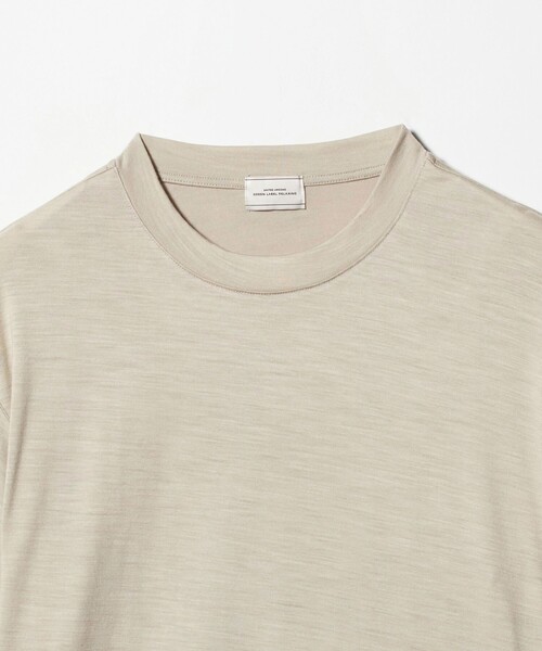green label relaxing(グリーンレーベルリラクシング)の「ウールナイロン テーラード クルーネック Tシャツ ウールT(Tシャツ/カットソー・メンズ・ダークブラウン/オリーブ/ネイビー/ベージュ・L/S/XL/M)」の22枚目の写真