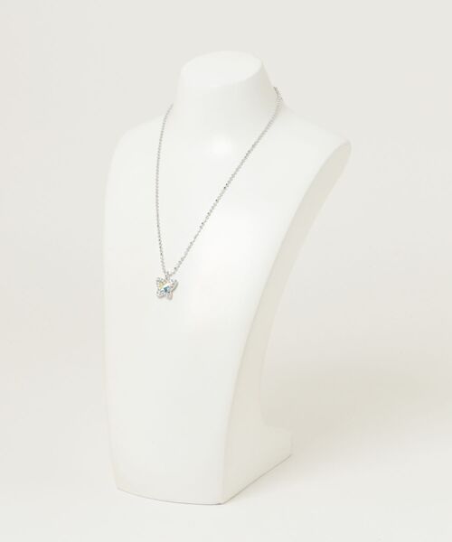 ANNA SUI（アナスイ）の「【オンライン限定アイテム】スパークルバタフライモチーフ ネックレス（ネックレス・レディース・クリア・FREE）」の2枚目の写真