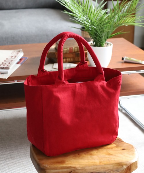 l'atelier Nuuit(アトリエヌイ)の「ライトキャンバス トートバッグ(トートバッグ・レディース・ダークグリーン/ベージュ/ダークグレー/レッド/ブラウン・ONE SIZE)」の5枚目の写真