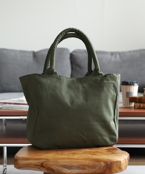 l'atelier Nuuit(アトリエヌイ)の「ライトキャンバス トートバッグ(トートバッグ・レディース・ダークグリーン/ベージュ/ダークグレー/レッド/ブラウン・ONE SIZE)」の14枚目の写真