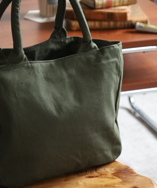 l'atelier Nuuit(アトリエヌイ)の「ライトキャンバス トートバッグ(トートバッグ・レディース・ダークグリーン/ベージュ/ダークグレー/レッド/ブラウン・ONE SIZE)」の15枚目の写真