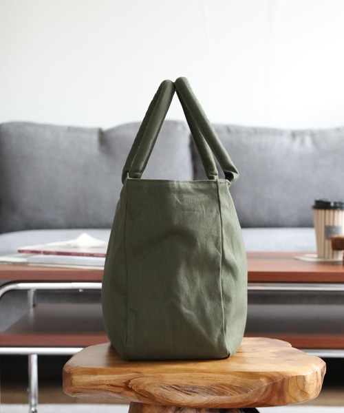 l'atelier Nuuit(アトリエヌイ)の「ライトキャンバス トートバッグ(トートバッグ・レディース・ダークグリーン/ベージュ/ダークグレー/レッド/ブラウン・ONE SIZE)」の17枚目の写真
