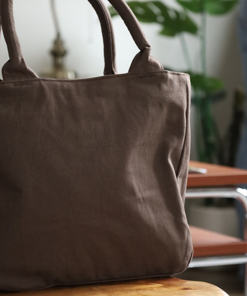 l'atelier Nuuit(アトリエヌイ)の「ライトキャンバス トートバッグ(トートバッグ・レディース・ダークグリーン/ベージュ/ダークグレー/レッド/ブラウン・ONE SIZE)」の9枚目の写真