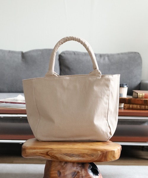 l'atelier Nuuit(アトリエヌイ)の「ライトキャンバス トートバッグ(トートバッグ・レディース・ダークグリーン/ベージュ/ダークグレー/レッド/ブラウン・ONE SIZE)」の10枚目の写真