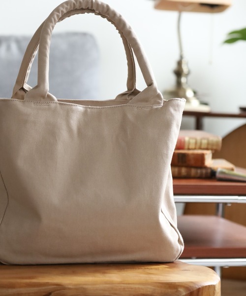 l'atelier Nuuit(アトリエヌイ)の「ライトキャンバス トートバッグ(トートバッグ・レディース・ダークグリーン/ベージュ/ダークグレー/レッド/ブラウン・ONE SIZE)」の11枚目の写真