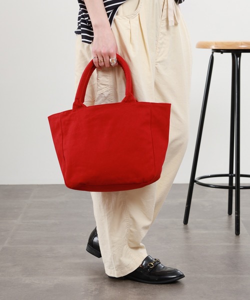 l'atelier Nuuit(アトリエヌイ)の「ライトキャンバス トートバッグ(トートバッグ・レディース・ダークグリーン/ベージュ/ダークグレー/レッド/ブラウン・ONE SIZE)」の22枚目の写真