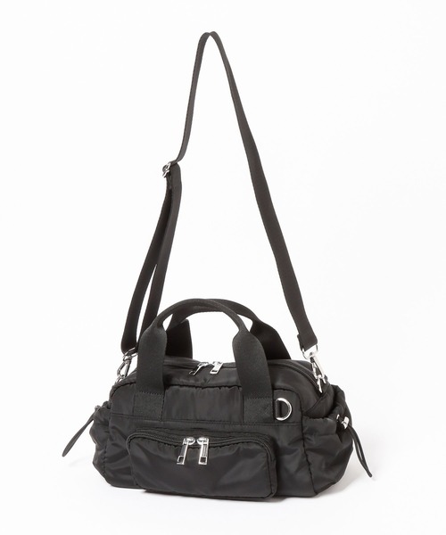 LAKOLE(ラコレ)の「マルチポケット2WAYミニボストンバッグ / 666157(ショルダーバッグ・レディース・オフホワイト/ブラック/ライトグリーン・FREE)」の11枚目の写真