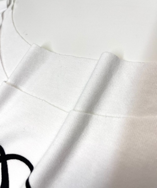 NANEA(ナネア)の「オフショル風 ロゴショート丈Tシャツ(Tシャツ/カットソー・レディース・ホワイト・MEDIUM)」の10枚目の写真