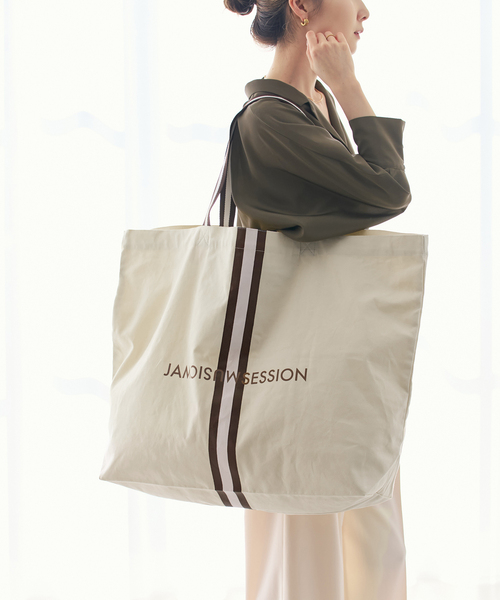 Noble（ノーブル）の「《・新色》N.Jam/エヌジャム トート Large（トートバッグ・レディース・ブルー系その他/アイボリー/マルチ・FREE）」の4枚目の写真