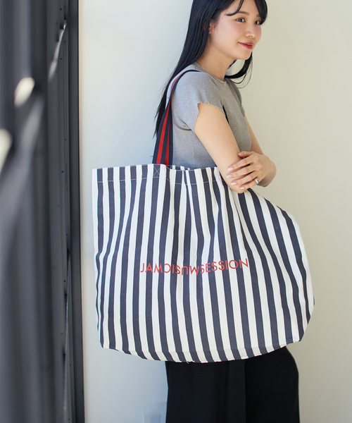 Noble（ノーブル）の「《・新色》N.Jam/エヌジャム トート Large（トートバッグ・レディース・ブルー系その他/アイボリー/マルチ・FREE）」の6枚目の写真