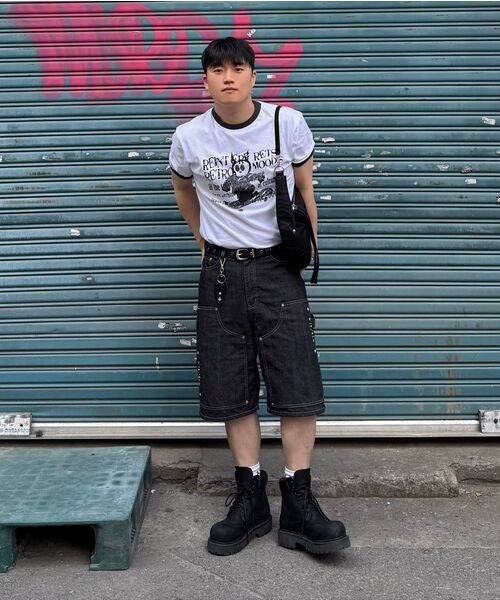 MAISON MINED(メゾンミネド)の「TWO TONE SADDLEBAG BLACK(メッセンジャーバッグ・レディース・その他・MEDIUM)」の7枚目の写真