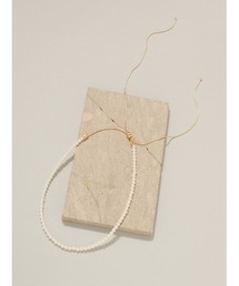 Mila Owen | 【EVERYDAY PROOF JEWELRY 】パールスライダーネックレス(ネックレス)