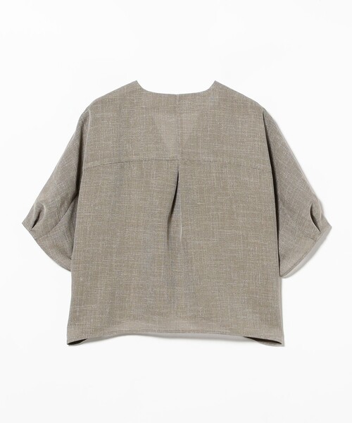 Demi-Luxe BEAMS(デミルクス ビームス)の「ツイード メッシュ タック ジャケット(その他アウター・レディース・ベージュ/グレー・36/38)」の13枚目の写真