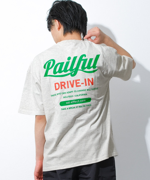RAT EFFECT(ラットエフェクト)の「OUTDOORオーバーサイズTシャツ(Tシャツ/カットソー・キッズ・オフホワイト/チャコールグレー/カーキ/ブラック/オートミール/ホワイト系その他・130/140/150/160/170)」の5枚目の写真