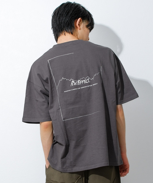 RAT EFFECT(ラットエフェクト)の「OUTDOORオーバーサイズTシャツ(Tシャツ/カットソー・キッズ・オフホワイト/チャコールグレー/カーキ/ブラック/オートミール/ホワイト系その他・130/140/150/160/170)」の4枚目の写真