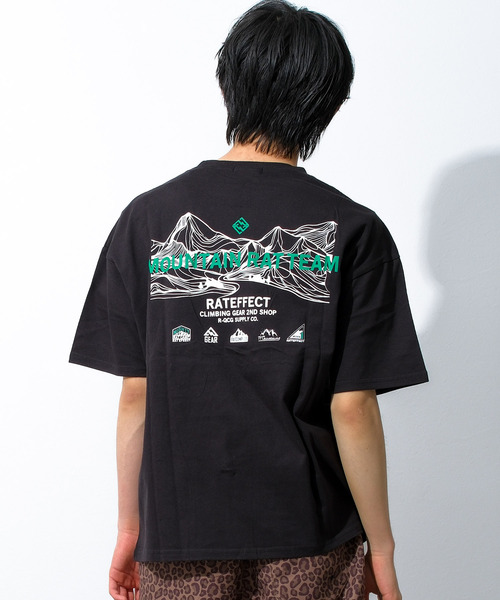 RAT EFFECT(ラットエフェクト)の「OUTDOORオーバーサイズTシャツ(Tシャツ/カットソー・キッズ・オフホワイト/チャコールグレー/カーキ/ブラック/オートミール/ホワイト系その他・130/140/150/160/170)」の3枚目の写真