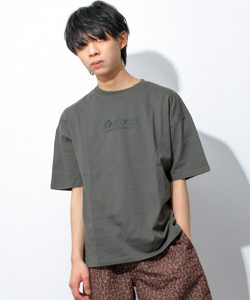 RAT EFFECT(ラットエフェクト)の「OUTDOORオーバーサイズTシャツ(Tシャツ/カットソー・キッズ・オフホワイト/チャコールグレー/カーキ/ブラック/オートミール/ホワイト系その他・130/140/150/160/170)」の7枚目の写真