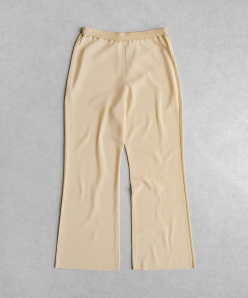 SALON adam et rope'（サロン アダム エ ロペ）の「クールニットエフォートレスパンツ / セットアップ対応（その他パンツ・レディース・キナリ/ブラック・FREE）」の18枚目の写真