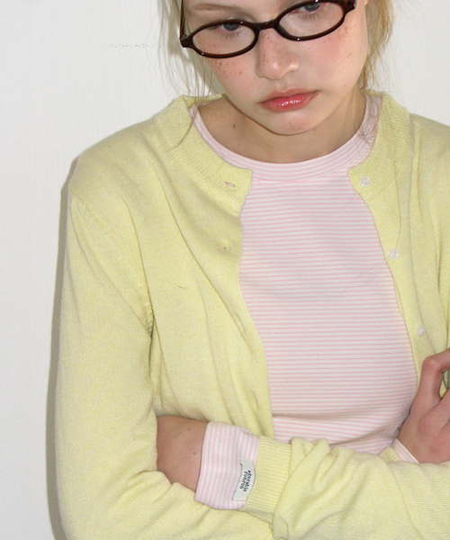 RONRON(ロンロン)の「SOFT DAYS KNIT CARDIGAN YELLOW(ニット/セーター・レディース・その他・FREE)」の8枚目の写真
