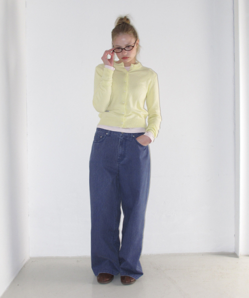 RONRON(ロンロン)の「SOFT DAYS KNIT CARDIGAN YELLOW(ニット/セーター・レディース・その他・FREE)」の10枚目の写真