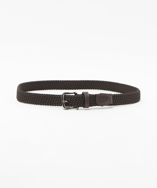 L'arcobaleno(ラルコバレーノ)の「<L'arcobaleno>MESH BELT/ エラスティック メッシュベルト(ベルト・メンズ・ブラック/ネイビー/ダークブラウン・M/L)」の3枚目の写真