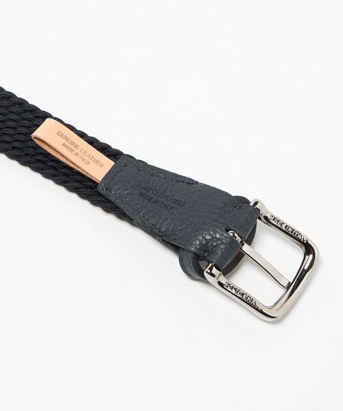 L'arcobaleno(ラルコバレーノ)の「<L'arcobaleno>MESH BELT/ エラスティック メッシュベルト(ベルト・メンズ・ブラック/ネイビー/ダークブラウン・M/L)」の7枚目の写真