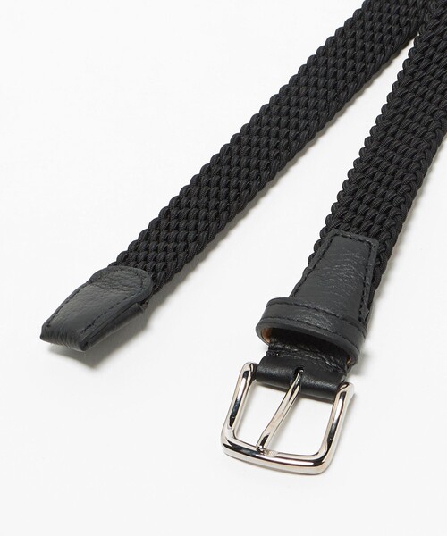 L'arcobaleno(ラルコバレーノ)の「<L'arcobaleno>MESH BELT/ エラスティック メッシュベルト(ベルト・メンズ・ブラック/ネイビー/ダークブラウン・M/L)」の9枚目の写真